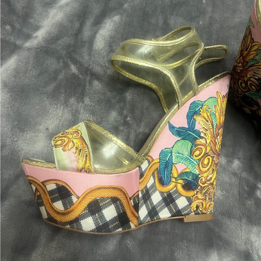 Just Cavalli platform sandals size 40